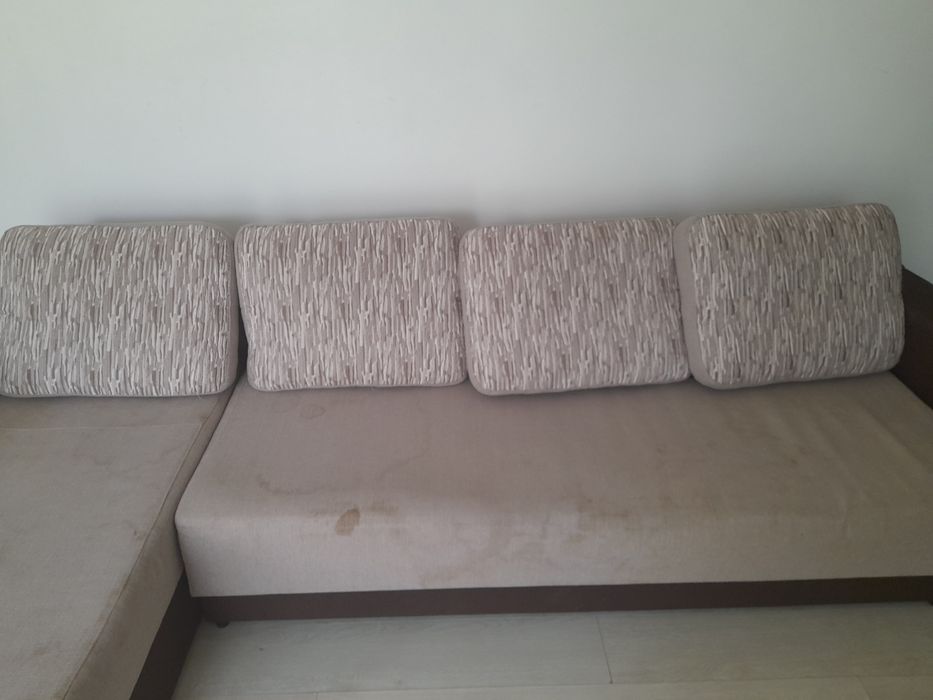 Vand canapea extensibila cu coltar depozitare