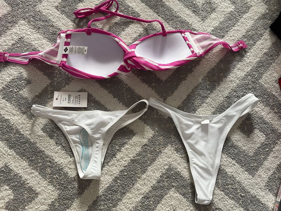 Costum baie slip tanga, sutien cupe, slip s, sutien s sau xs sau m / l