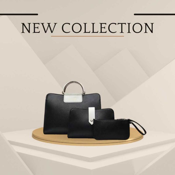 Комплект дамски чанти с модерен дизайн