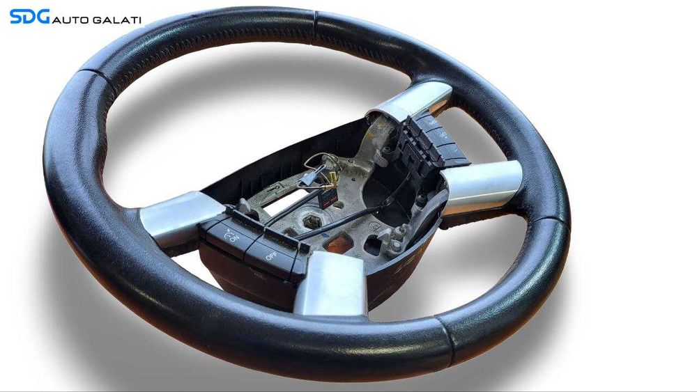 Volan Piele 4 Spite cu Comenzi Ford C-Max 2003 - 2007 Cod 3M513600CG 602556700A [L8955]