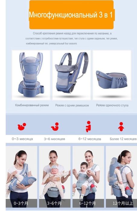 Эргорюкзак 3 в 1