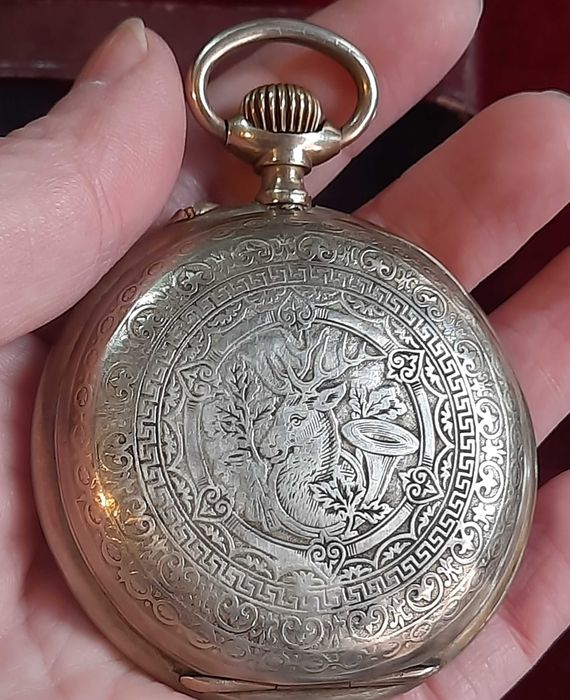 Старинен Швейцарски джобен часовник