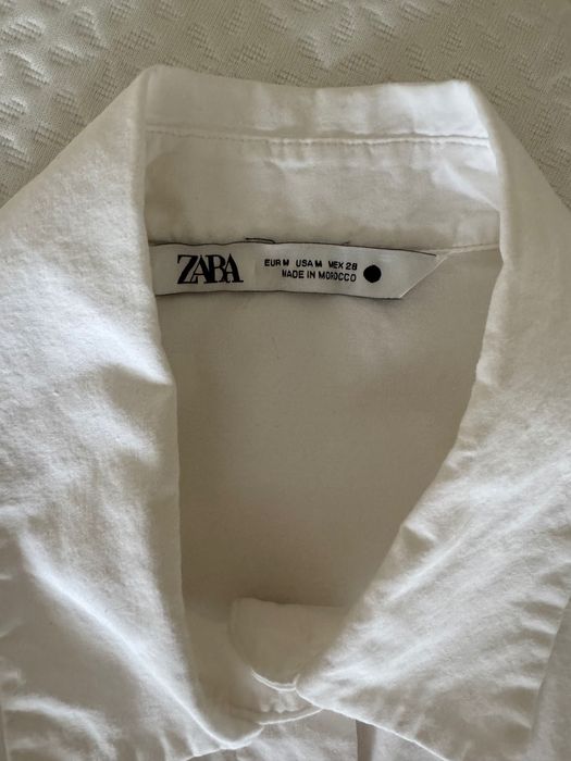 Женская белая рубашка ZARA