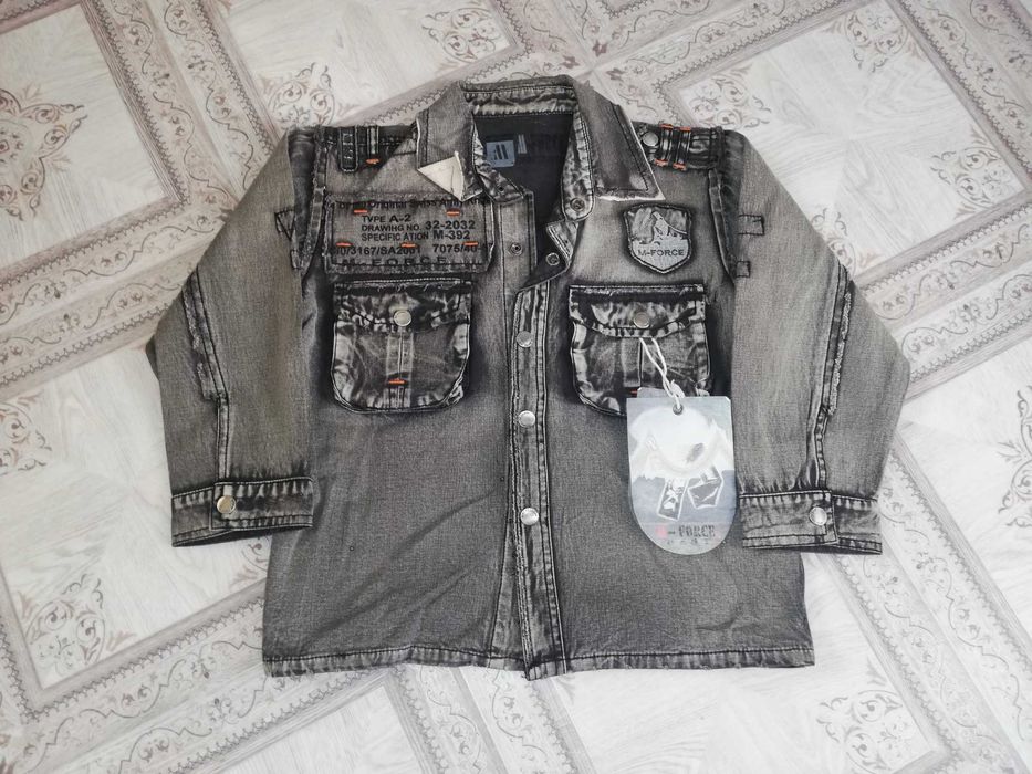 Рубашка джинсовая мальчику