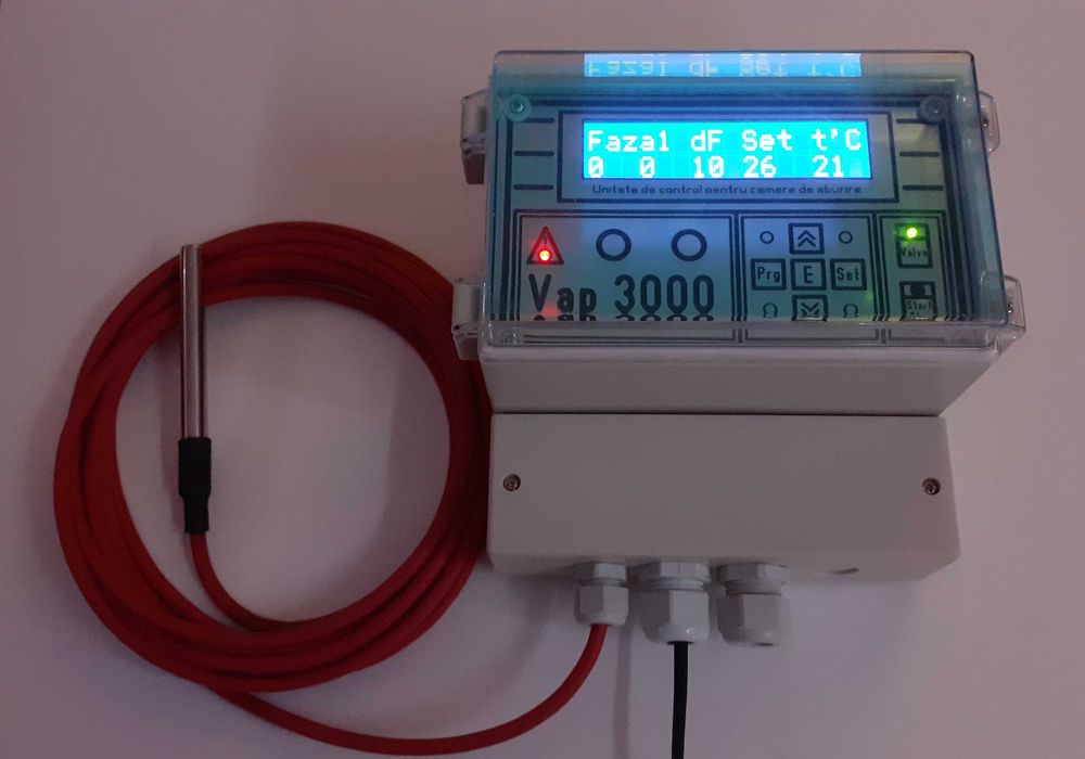 Automatizare camere aburire cherestea (unitate de control pentru camere de aburire cherestea)