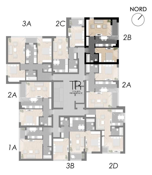 NOU Apartament 2 Camere Incalzire in Pardoseala Ansamblu Nou Rahova