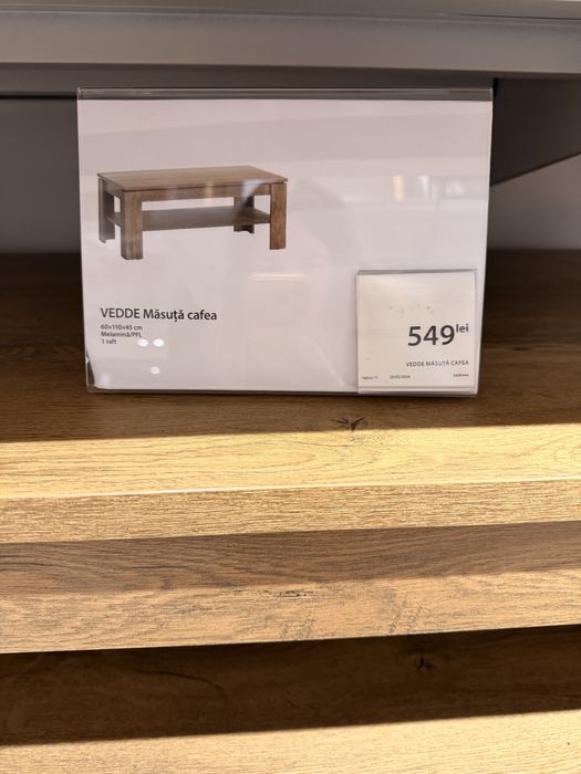 Vand masa cafea masiva