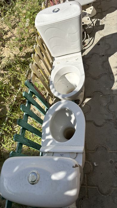 Раковина, унитаз детский, линолеум бар