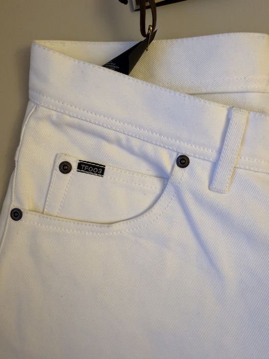 Белые джинсы Tom Ford мужские