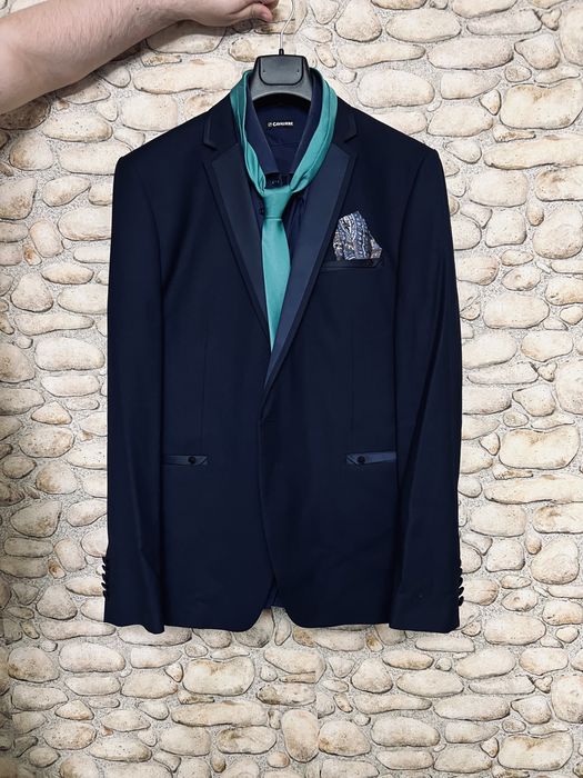 Costum Agiboss masura 58 + camasa si cravata Cavalliere/90-95 kg