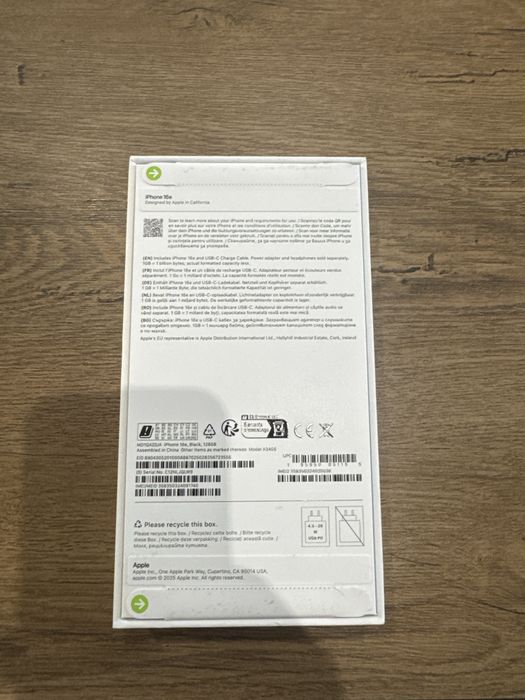 Iphone 16e Black 128GB