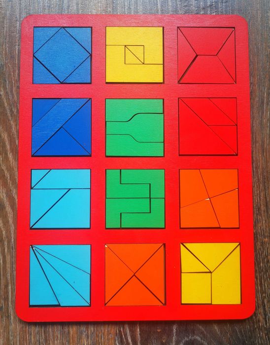 Квадраты Никитина 3 шт.