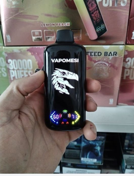 Vape 50.000 Puffs Reincarcabil Touch Screen Amprenta Reincarcabil