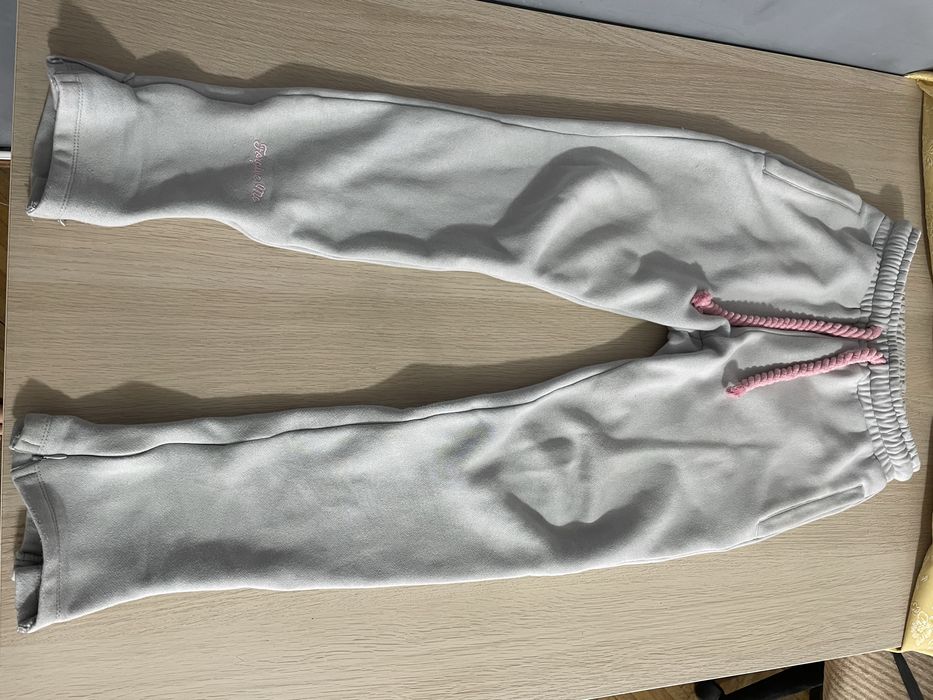 Pantaloni SynaWorld Flared/Straight Pink-Grey