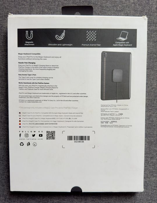 Ipad Pro M1 5th 128GB Wi Fi Pitaka MagEz Appe Magic Keyboard