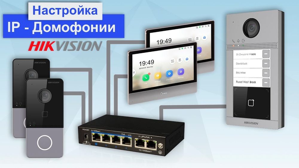 IP камера установка
