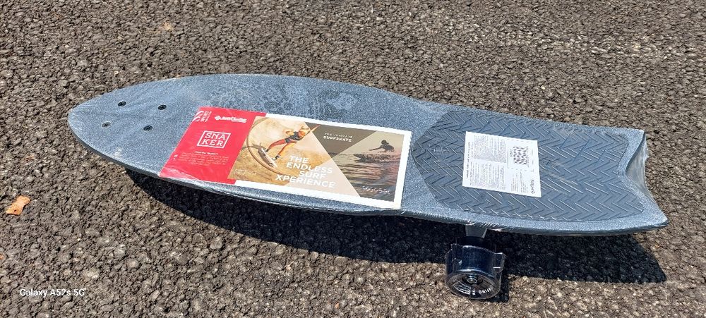 Skateboard Surf Skate STREET SURFING Black Striker, 76 x 23 cm, Abec-9