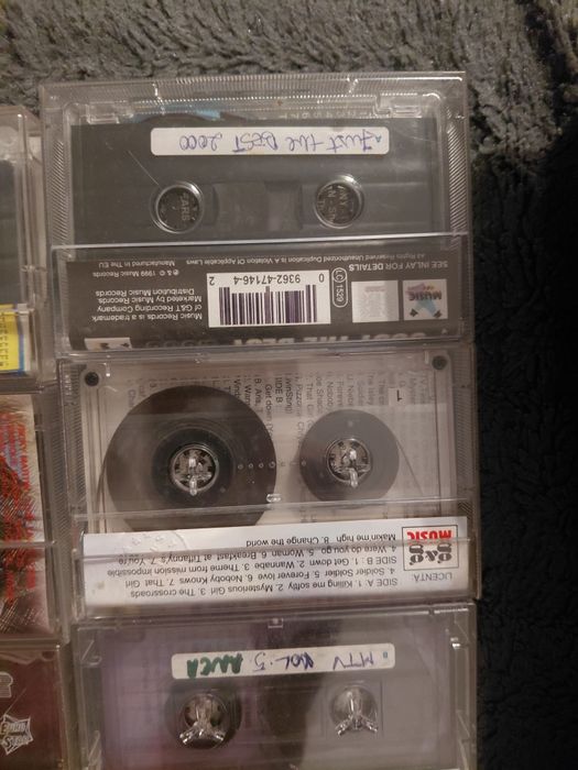 Lot casete audio originale – MTV / Bravo Hits (anii ’90–2000)