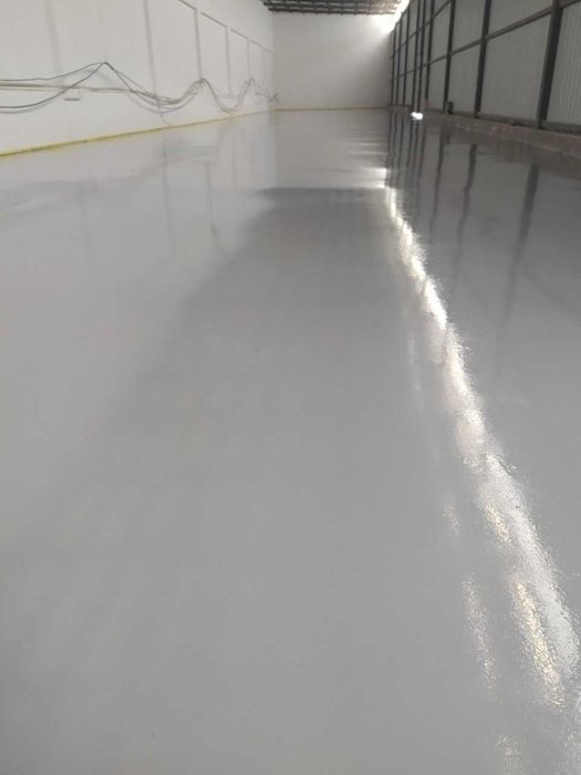 Наливные полы. Промышленные полимерные эпоксидные полы.