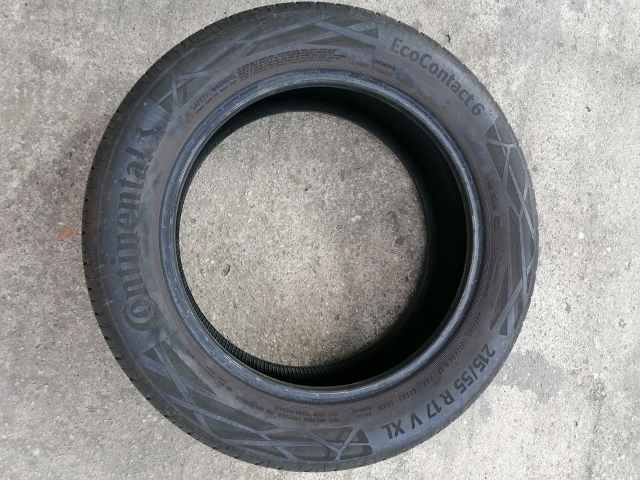 Vând 4 anvelope vară continental 215.55.17