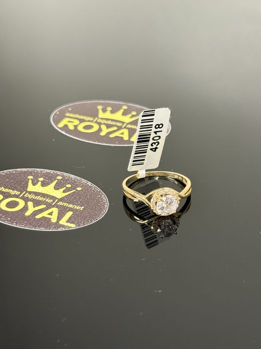 Bijuteria ROYAL : Inel AUR 14K NOU / 2.19 GR