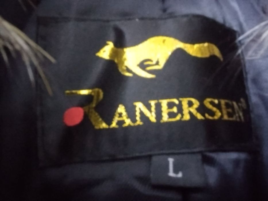 Шуба натуралка, воротник чернобурка размер L