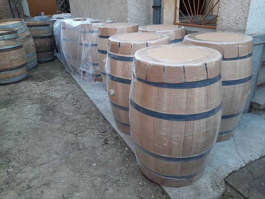 Butoaie stejar noi 100 litri, barrique 220 și butoi 300 litri
