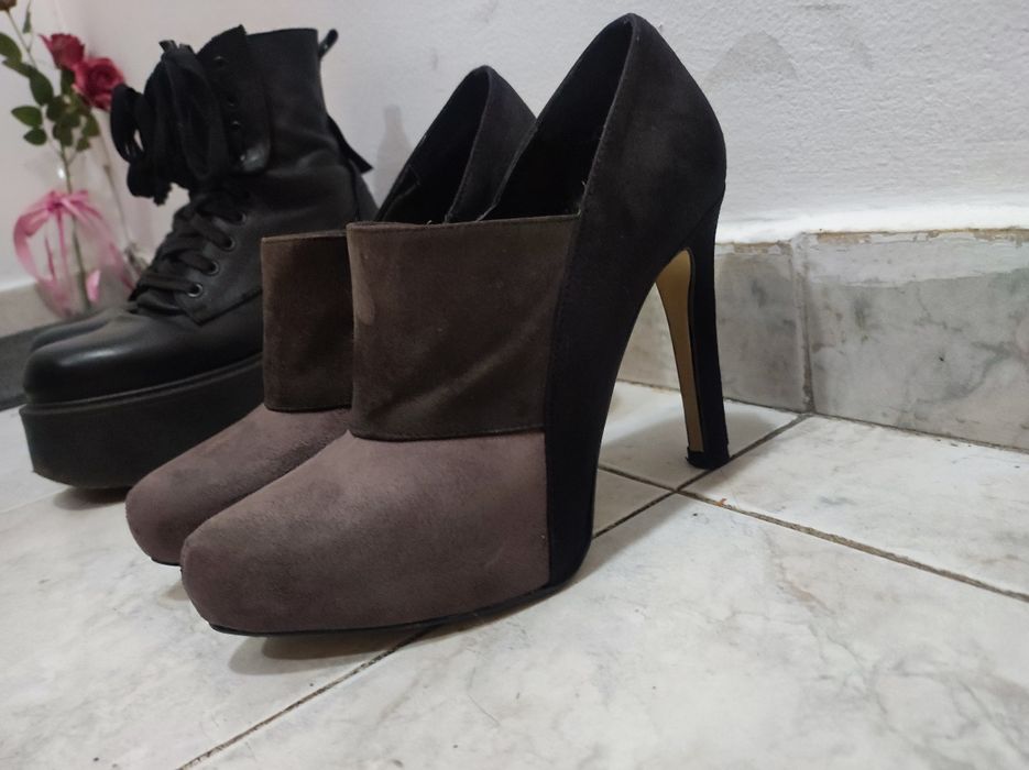 Италиански обувки естествен велур! Само сега  цената е 50 лв з