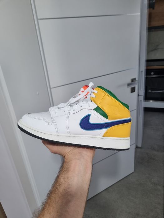 Air jordan 1 mid alternate multi color