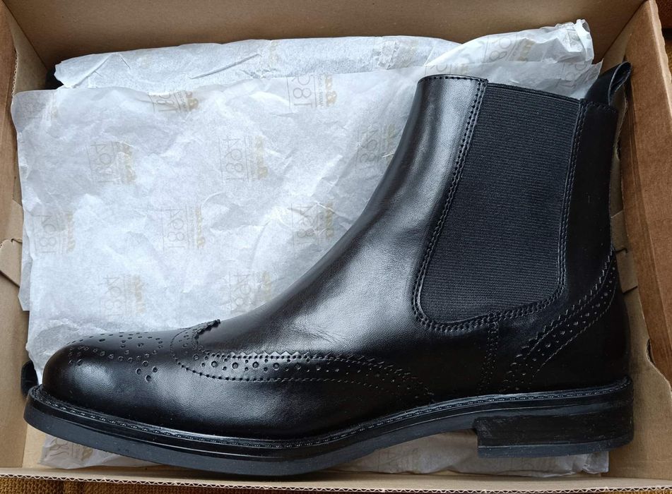 Нови BATA мъжки боти/ботуши естествена кожа 42 номер