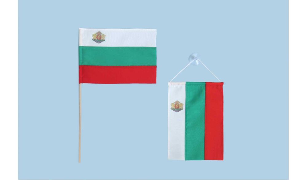 Български национални знамена за кола