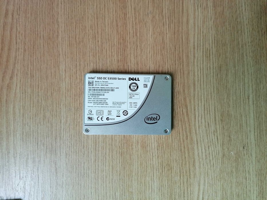 SSD Intel 120 128 160 180 240 250 256 480 500 Gb