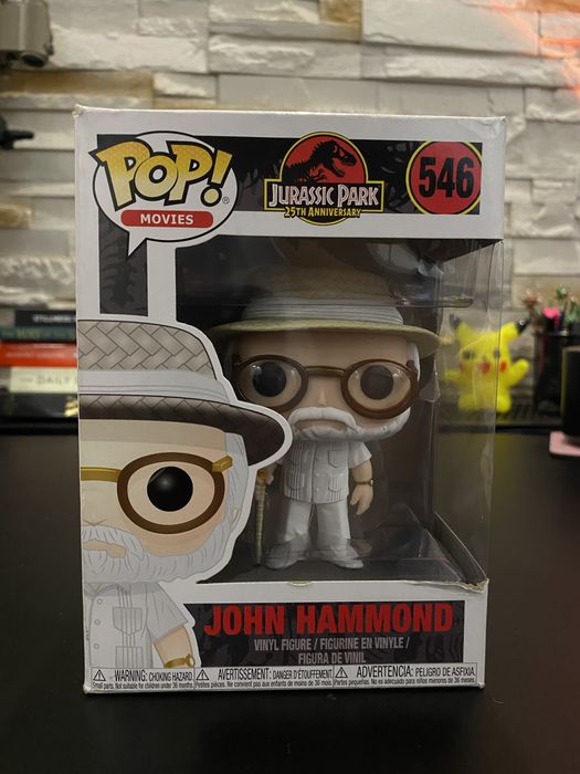 Figurina Funko POP! Jurassic Park ‘John Hammond’ #546 25th Anniversary