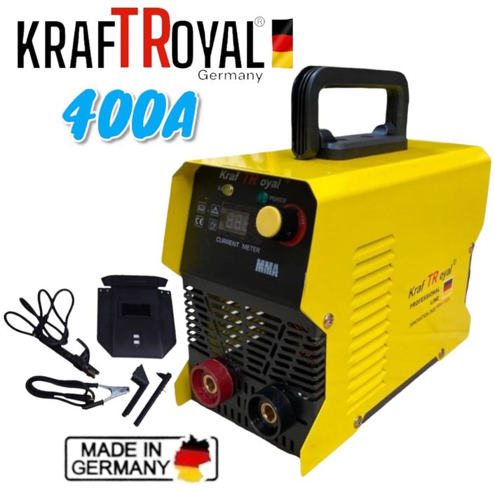 Инверторен Електрожен 400А KRAFTROYAL с дислей Inverter