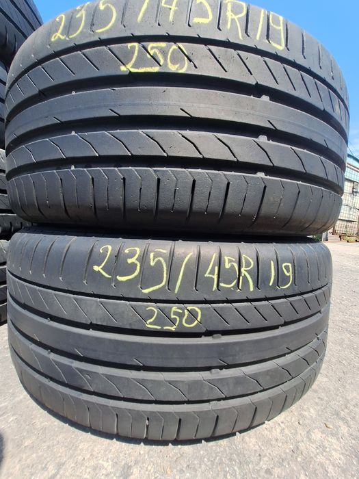 2 anvelope vara 235/45r19 Continental ssr rft  Montaj Gratuit
