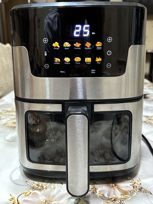 Аэрогриль 5 л, 10 программ, 1350 Вт