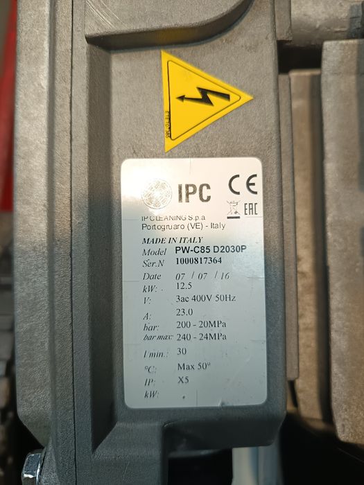 Професионална индустриална водоструйка IPC PW - C85 D2030P