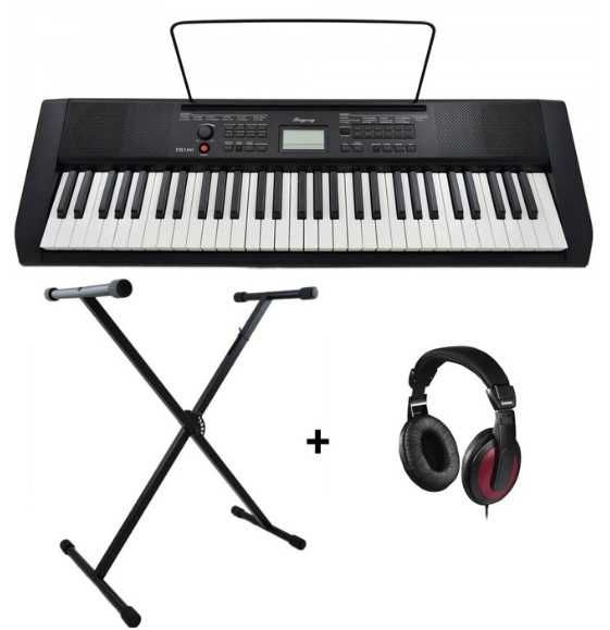 Синтезатор Artesia Ringway TB100, 61 клавиша със стойка и слушалки