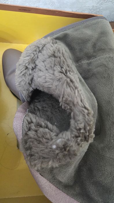 Зимние сапожки кожа