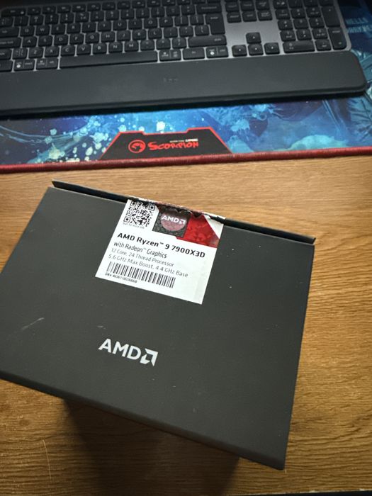 Procesor AMD Ryzen 9 7900X3D, 4.4GHz/5.6GHz, Socket AM5  BOX