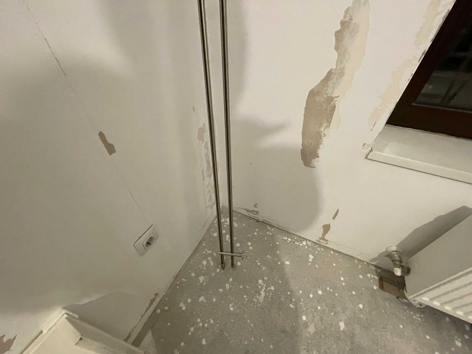 galerie dubla de inox pentru perdea