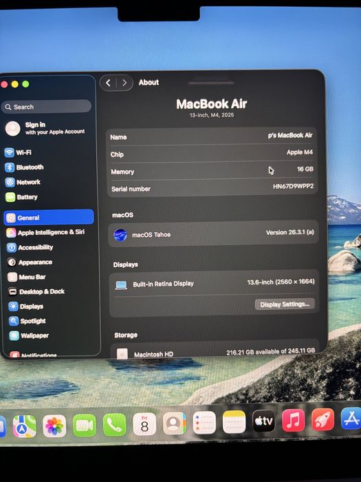 MacBook Air M4 2025