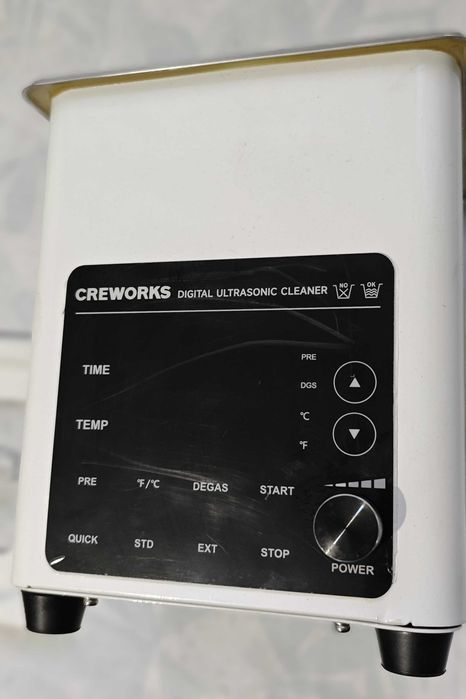 Професионална ултразвукова вана CREWORKS 2L – 40kHz, с подгряване