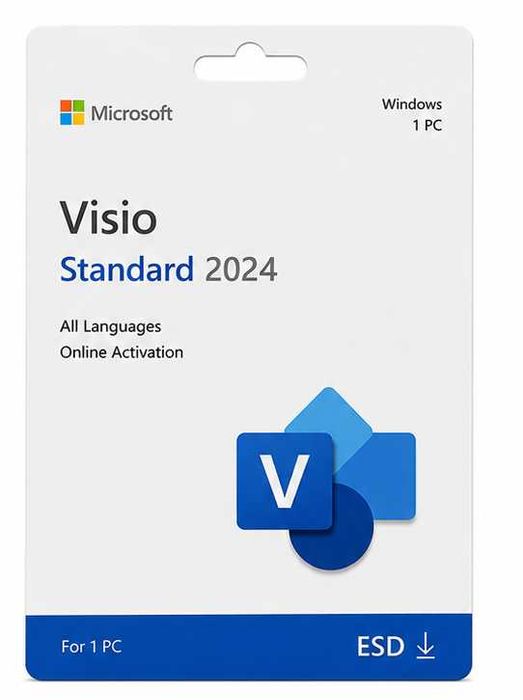 ! Microsoft Visio Standard 2024 электронная лицензия ESD