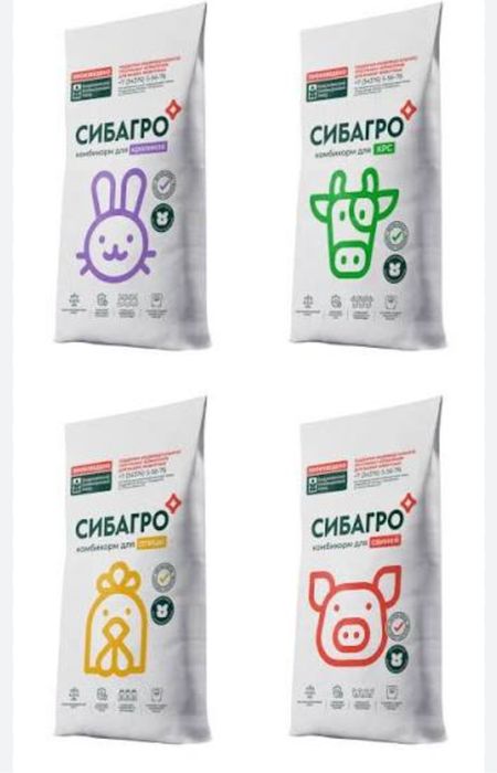 ПК2 комбикорм (старт, рост, финиш)