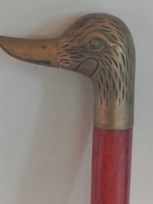 Стар щик от турски Маузер и туристически бастун..