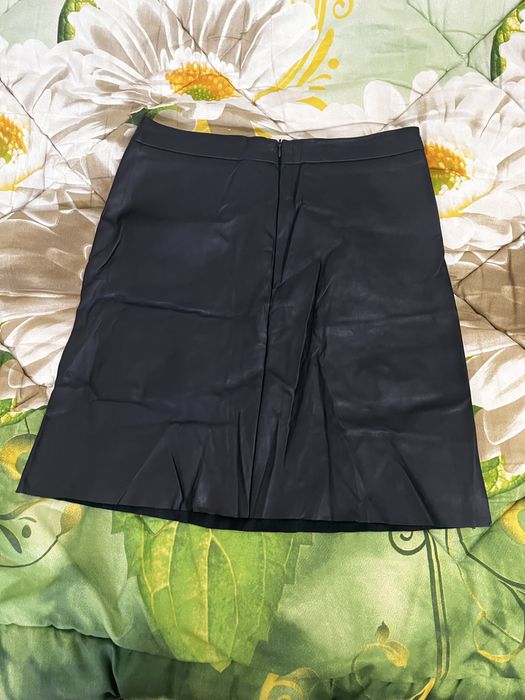 Кожанные брюки прямые