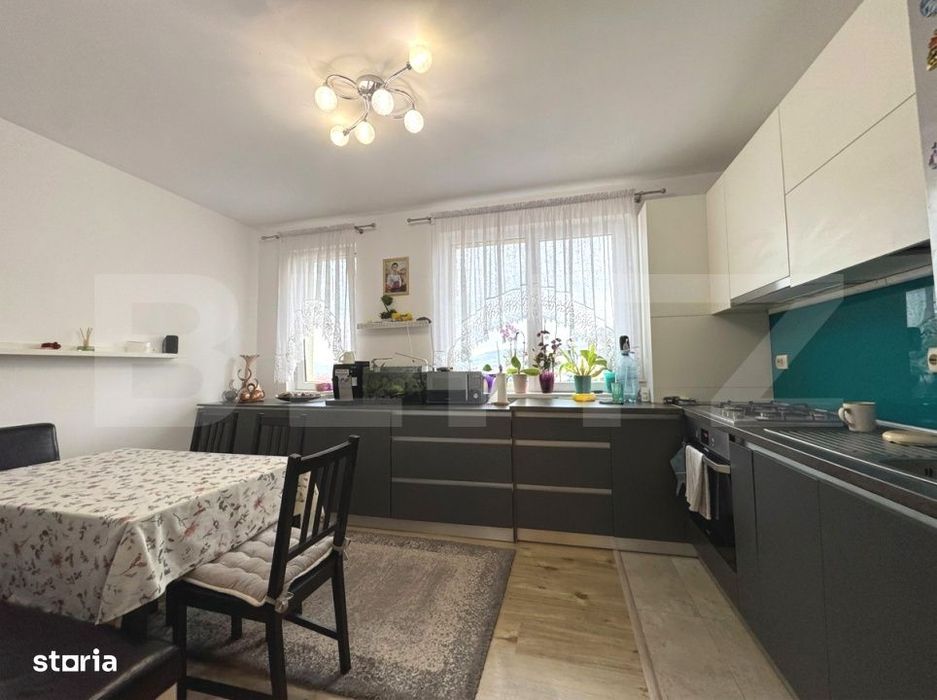 Apartament decomandat, 2 camere, 58mp, balcon, renovat, zona Teilor