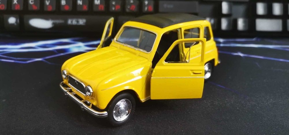 Рено 4 в мащаб 1:34