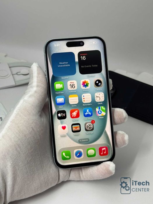 iPhone 15, 128GB, Blue, 100% батерия, ОТЛИЧЕН, ГАРАНЦИЯ!